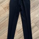 The Kooples  WOOL-BLEND LEATHER TRIM SUIT TROUSERS Photo 2