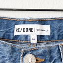 RE/DONE  Relaxed Crop Medium Wash Jeans Photo 2