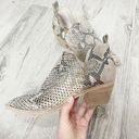 DV by Dolce Vit Sher Perforated Snakeskin Booties Photo 5