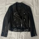 ALLSAINTS Leather Jacket Biker Jacket XS Photo 6