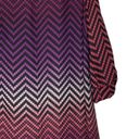 Luxology  Dress Size 10 Multi Color Chevron Striped Womens Lined Polyester Photo 3