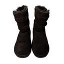 BEARPAW  Quinn II Sheepskin Wool Brown Lined Suede Hook Loop Warm Boots Womens 8 Photo 6