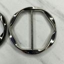 Twisted  Metal Simple Basic Slide Through Belt Buckle Lot of 2 Photo 2