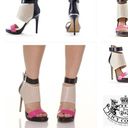 Juicy Couture  Sex in the City Heels pink, nude & black size 7 Photo 1