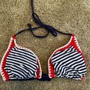 Mossimo Supply Co Women’s Mossimo Red White And Blue Striped String Bikini - Fourth of July Photo 4