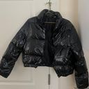 Black Puffer Jacket Size L Photo 1