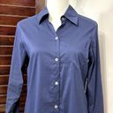 Tommy Bahama  Womens Button Front Shirt Blue Long Sleeve Collar Stretch Pocket S Photo 1