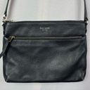 Kate Spade  Black Polly Medium Pebble Leather Adjustable Crossbody Bag Photo 0