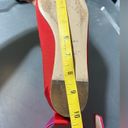 Attico Ankle Strap Flats Red Pink Size 5 Photo 8