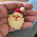 Hallmark Vintage 1984  Santa Claus Face Pin 40 Years Old Holiday Christmas Photo 1