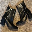 Steve Madden  Reegan Croc-embossed Ankle Boots In Black Photo 0