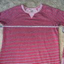 G.H. Bass Women’s Gray & Red Striped Sweatshirt Photo 5