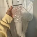 White Robe With Lace Bridal Size M Photo 1