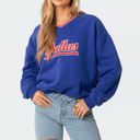 Edikted Dallas Blue Sweatshirt Photo 0