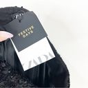 ZARA NWT  Velvet Sequin High Waist Pleat Front Shorts XS Black Photo 6