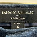 Banana Republic Sloan Cropped Jeans Blue Size 6 Petite Photo 4