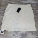 MM.LaFleur NEW  Womens Morningside Ivory Chevron Weave Skirt Size 16 Cream Photo 1