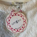 Umgee Off-White Faux Sherpa Teddy Sweater With Pockets Size Large Photo 5