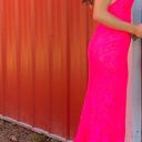 La Femme Pink Long Prom Dress Photo 2