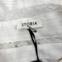 Storia  NWT White Lace Buttons Mini Babydoll Dress Women's Small Photo 9