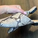 Banana Republic NWOT  leather snake print mule shoes | 7 Photo 5