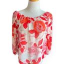 Guess by Marciano Womens  Floral Print 3/4 Sleeve Flowy Top - Sz XS Photo 0