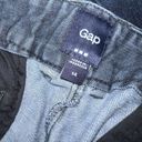 Gap  Factory Y2K Womens Dark Denim Cropped Blue Jeans SZ 14 Wide Leg Stretch Mid Photo 4