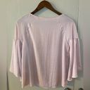 Hinge  3/4 bell-sleeve top in soft pink - size XS Photo 2