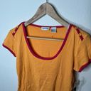 Energie 🎀 NWT Vintage  Ringer T Shirt 100% Cotton Size L LARGE Photo 4