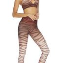 Beach Riot - Jungle Piper Legging Rust Zebra Athletic Training Workout Gym Yoga Photo 0