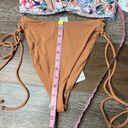 Daisy NWT Dippin 's Bikini Carmel High Waisted Tie Bottoms Floral KnotTop S Photo 10