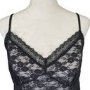 Secret Treasures  Sleepwear women's medium 8-10 black lace lingerie chemise slip Photo 4