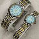 Geneva Classic Collection His Hers Watch Set Estate Item Gold Silver Tone New Photo 3