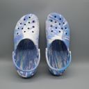 Crocs  Classic Clog Swirl Blue White And Purple Multicolor Tie Dye W Sz 11 M SZ 9 Photo 5