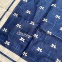 Courreges Blue Logo Print Bandana Photo 1