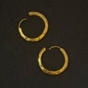 18K Gold Plated Gold Hoop Earrings for Women Photo 3