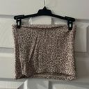 American Eagle Tube Top Small Cheetah Print Photo 1