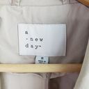 A New Day NWT  Women's Long Sleeve Belted Trench Coat Pockets Tan/Beige sz M Photo 11