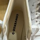 Converse  Chuck Taylor All Star Lift Platform Leather High Top White Size 8 Photo 8