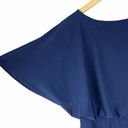 BHLDN NEW  Lena Navy Draped Slit Dress Size 0 Photo 10