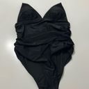 Beachsissi  Ruched Black One Piece Swim Suit Size Extra Large New with Tags Photo 0