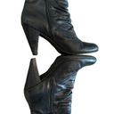 Arturo Chiang  Womens 9.5 AT-Gynette Black Vintage Nappa Lea Ankle Heeled Booties Photo 6