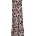 Divided  Floral Center Slit Maxi Vacation Dress Size 4 Photo 0