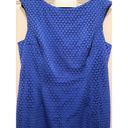 Tracy Reese Plenty Dresses by  Jilian Scuba Lazer-Cut Dress Sz 14 Cobalt Blue NWT Photo 4