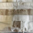 Max jeans White denim cut off distressed shorts  4 Photo 3