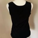 Jason Wu  Black Tank Styled Top with Detailing at Hem Stretchy Size Small EUC Photo 2