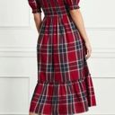 Hill House New  louisa nap dress red tartan cotton Photo 8