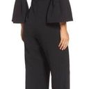 Eliza J  Women's Bell Sleeve Wide Leg One Piece Jumpsuit Black 2 Dressy Cocktail Photo 1