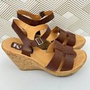 Kork-Ease  Women's Brie Leather Cork Open Toe Sandals Brown Size 7 Photo 1