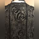 Banana Republic Sheer Black Beaded sequence Zipper lining 100   % Silk  Size S. Photo 4